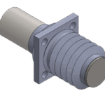 Compact crane buffer with space-saving design for high-performance applications