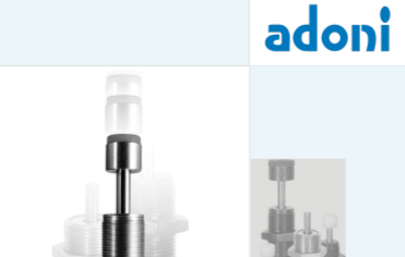 Adonitech industrial shock absorbers catalog cover