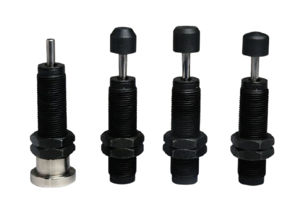 Multiple industrial shock absorbers for switchgear applications