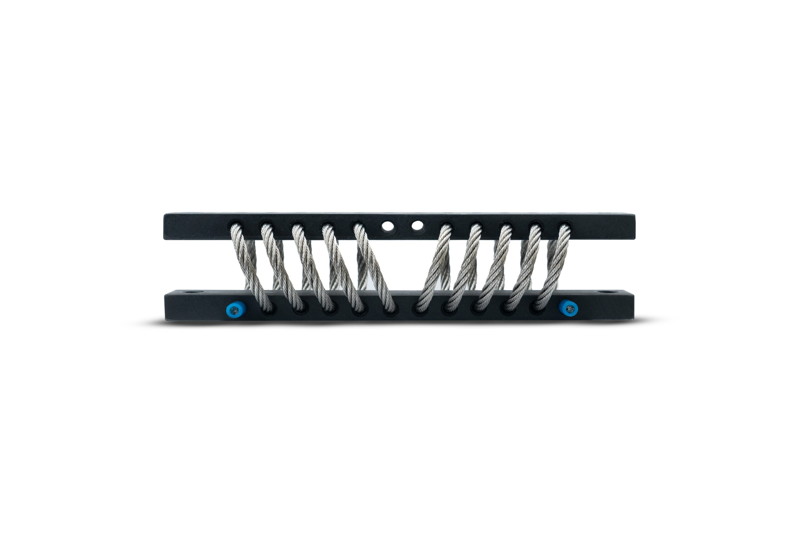 Horizontal wire rope isolator by Adonitech for vibration isolation and shock absorption